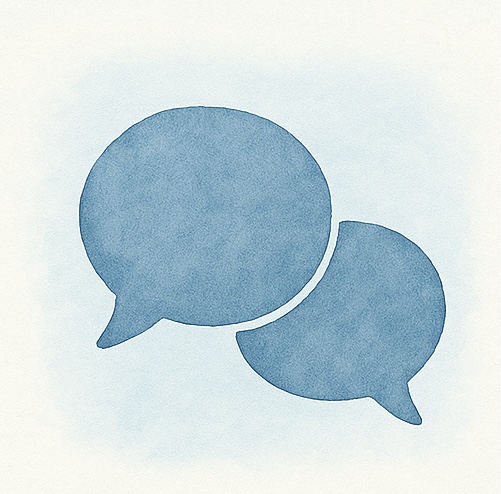 Sprechblasen Kennenlernen Icon